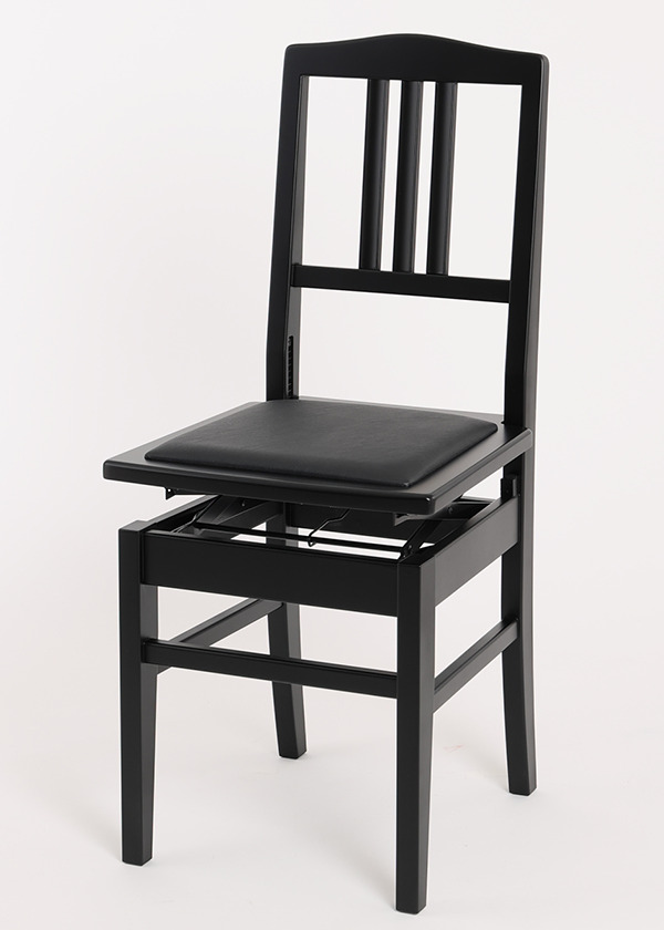 背付きピアノ椅子 DOLCE (艶消し/座面:黒)