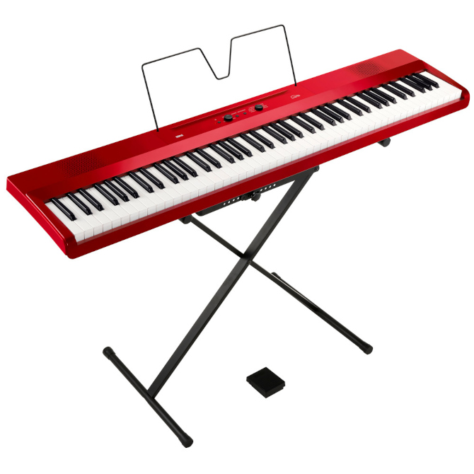 コルグ　電子ピアノ　liano MR メタリックレッド