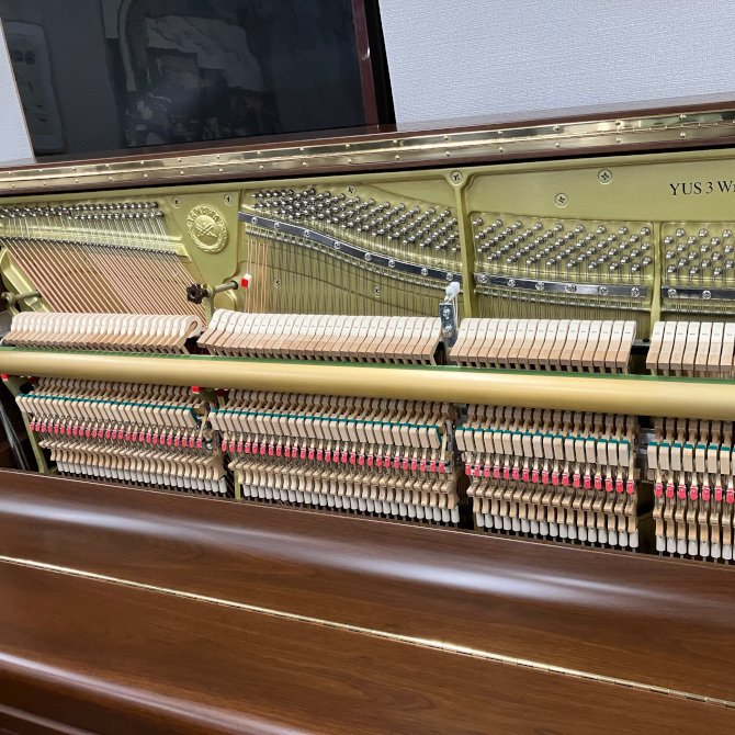 《中古》YUS3Wn-SG　消音機能付きヤマハアップライトピアノ