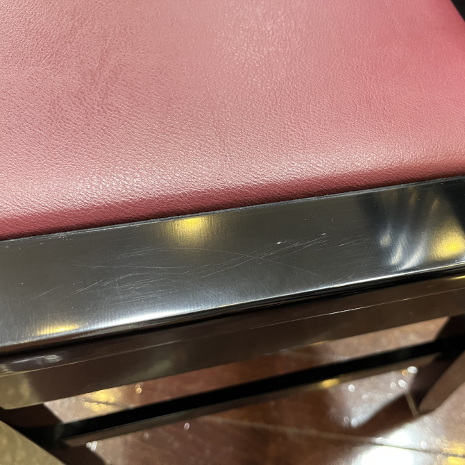 《中古》ヤマハ　背付高低自在椅子